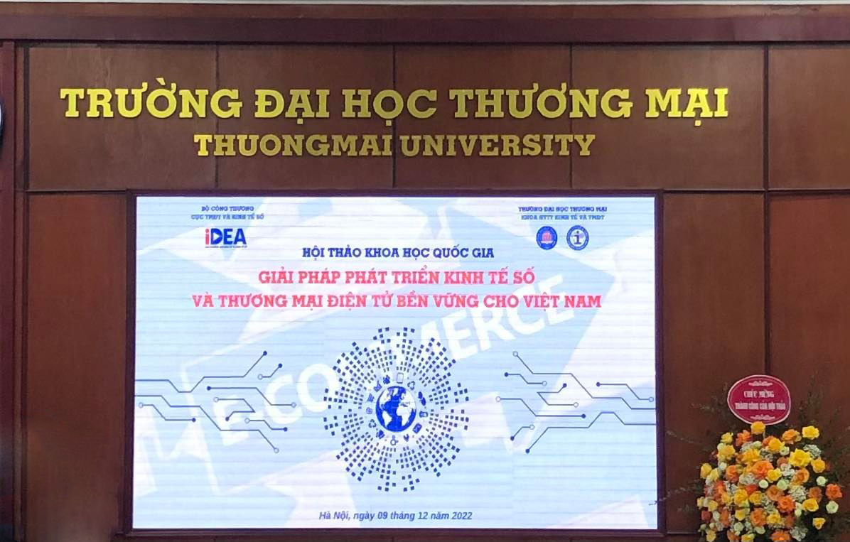 Hội thảo khoa học quốc gia "Giải pháp phát triển kinh tế số và thương mại điện tử bền vững cho Việt Nam"